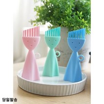 틈새 흠 세심한 청소 다용도 솔 화장실바닥청소솔 기름찌든때 스텐냄비탄거 부엌인테리어 주방기구 세척솔, 핑크