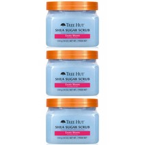 Tree Hut Shea Sugar Scrub Exotic Bloom 트리헛 시어 슈가 스크럽 엑소틱 블룸 18oz 3개