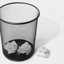 생활살림꾼 철제 휴지통, 1개, 소