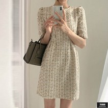 가바바 여성 원피스 이정도는 입고 가야지 고급 패턴 하객룩 원피스 G50952