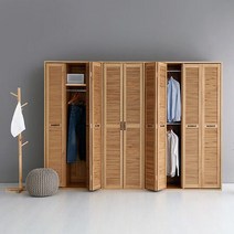 갤러리 옷장 2/3/4/6문 여닫이 폴딩도어 장롱 키큰장 행거 옷걸이 신혼 장농, 옷장 3문 캄포어베니어, 상세페이지 참조11