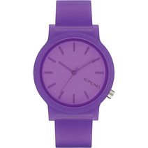 KOMONO watch Mono 실리콘 손목 시계 Purple