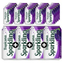 트로피카나 스파클링 포도 355ml, 36개