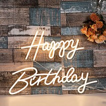 광확산 아크릴 얇은 조명용 쫄대 Led Lets Party 네온 사인 조명 x cm 생일 축하 결혼식 투명 사용자 정의 용, [01] HP, [01] USB, 1개