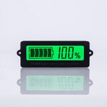 납산 배터리 자동 12V-48V 납산 리튬 LCD 전압계 배터리 용량 모니터 오토바이 테스터 표시기, 01 12V