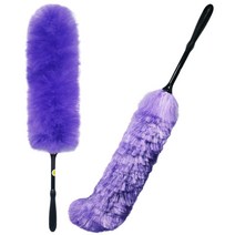 오필리아 더스터 대형 정전기 먼지털이 먼지털이개 틈새 먼지제거, 더스터 대형_퍼플