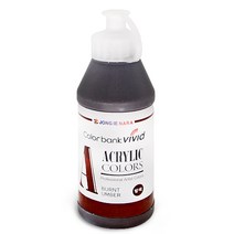attizone 아크릴물감 수채화물감 15색 대용량 전문가용 학습용, 아크릴물감220ml-밤색