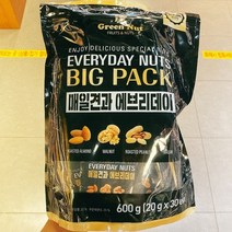 [그린너트] 그린넛츠 매일견과 에브리데이 빅팩 20g x 30입 (대가상회)