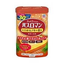 바스로망 입욕제 편백나무 히노키향 600g, 단품개