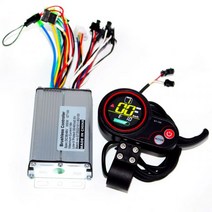 GREENTIME 36V 48V 350W BLDC 전기 스쿠터 컨트롤러 자전거 브러시리스 속도 드라이버 및 GT 100 LCD 디스플레이 한 세트 184763, 52V350W18A