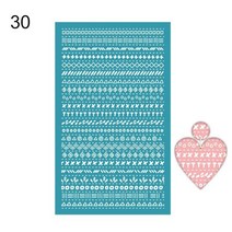 도자기공예 만들기 도구 물레 DIY점토 폴리머 클레이 도구에 크리스마스 인쇄 도자기 세라믹 공예 보석 귀, 23 30