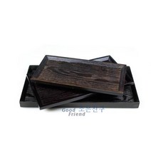 ＧОÐＺｉĿŁА몰옻칠 원목 트레이(옻칠 후식쟁반 소) 28.5x 14.5 간식쟁반 다용도쟁반 손님대접쟁반 가벼운쟁반 간식사각쟁반ŁØvŒ