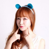 [S]깜찍이 미키머리띠 (블루), 골드