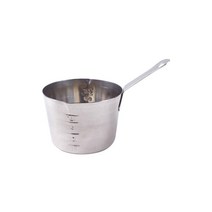 스텐 비커 계량컵 스테인레스 핸들 손잡이 비이커 눈금 200cc 75x50mm