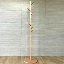 100SU 우드 스탠드 옷걸이 기본형, 네츄럴