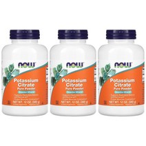 나우푸드 구연산 칼륨 파우더 340g 3통 Potassium Citrate 시트르산 포타슘, 1개, 기본