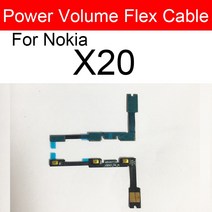 볼륨 전원 플렉스 케이블 노키아 2.3 5.3 5.4 3.4 1.3 1.4 G10 G20 C20 플러스 X20 C C2 전원 볼륨 키 사이, 한개옵션1, 10 For Nokia X20