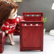 가성비 손님용 인형 집 미니어처 아기 침대 매트리스 아기 침대 요람 가구가성비 손님용, 없음