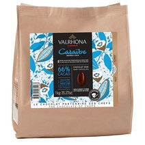 발로나 카라이브 초콜릿 커버춰 다크 초코칩 중탕 만들기 1KG 66% 프랑스 Valrhona Feves Caraibe