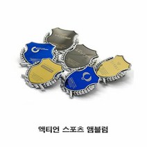익스테리어어 엑티언 스포츠 로고각인 포인트 앰블럼2P 필러 휀, 종류:카본, 단품