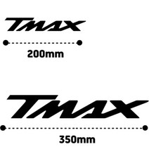 T MAX 동호회 바이크 스티커 티맥스 반사데칼 장식, 1개, 반사 화이트