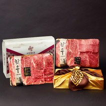 이연한우 1++ 마장동 투뿔 구호 국내산 소고기 한우 선물세트, 1++달세트(등심 살치 갈비살), 1.4kg
