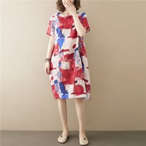 린넨 터널 끈 나시 원피스 항아리치마 롱미디