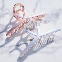 2종세트 특별제작 14cm 초대형 메탈 헤어집게핀 꼬임디자인