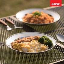 카즈미 스텐 식기세트 17P 캠핑 식기 그릇 접시 취사도구