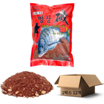 감성돔 전용 집어제 명장 1Box(12ea) 순수 천연 100% 원투력 집어력 극대화, 1개