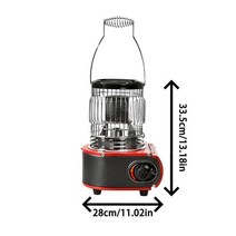 가정용석유난로 반사식 등유 캠핑 난로 얼음 낚시 히터 등유 야외용 다기능 캠핑 아웃도어 및 스토브 캠프, 01 Red