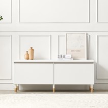 일송가구 4자 5자 메리 거실장 티비 다이, 4자 메리 거실장_화이트