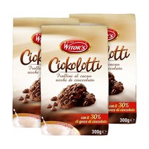 위토스 치코로띠 카카오 쿠키, 6개, 300g