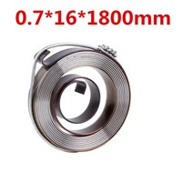 토션 스프링 연장 일정한 힘 코일 파워 스프링 스틸 플랫 나선형 비틀림 0.7mm 두께 * 16mm 너비 길이 57OD, 한개옵션0