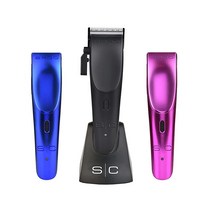 StyleCraft Ergo 마이크로칩 마그네틱 클립퍼 맞춤형 뚜껑 3개 가드 5개 충전 스탠드 포함