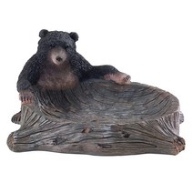 Avanti Linens Black Bear 롯지 비누 접시 멀티