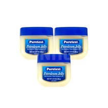 퓨어테스트 페트롤리움 젤리 106g 3개+마술패치 2매 / 페트롤라툼 100% 미국 바세린, 3통