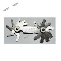 0.5~7mm 158 (17매) 일본정품 후지툴 스크류피치게이지 각도 60도 나사 피치측정게이지 볼트 스크류게이지