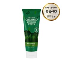 (23.06.15까지) 라임&브라운 피톤 편백수 95% 수분공급 쿨링효과 알로에 수딩젤 200ml, 1개