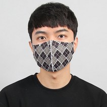 [블랙마스크]3D입체 마스크 성인용 체크인 자체제작마스크 연예인마스크 데일리마스크 비말차단마스크 운동용마스크 프린트마스크