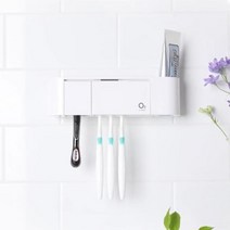 [메디슨 주식회사] 오투케어 오픈형 칫솔살균기 벽걸이 전용 BS-3000s 4color, 화이트(BS-3100s)