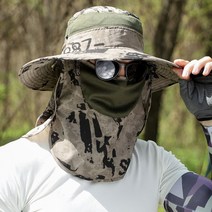 새로이 그라비티 자외선 차단 낚시 등산모자, 그라비티 브라운