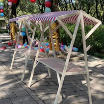 이동식 가판대 좌판대 접이식 부스 야시장 노점 행사, 상세이페이지 참고, 120x60x200 레드 화이트 접이식