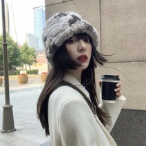 뽀글이 벙거지 여 추동 겨울 보온 귀달이 물통 모자