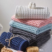 소프트터치 순면 100% 항균 프리미엄 와플 수건 130g 5매/10매, 와플 130g 10매, 그레이