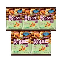 오리온 통아몬드 캔디90g 5개/크런치캔디, 단품