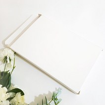 화이트 하드 심플 선물 포장 상자 기프트 박스 스카프 장갑 넥타이 양말