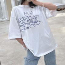 썸데이 디즈니 정품 미키 스케치 티셔츠