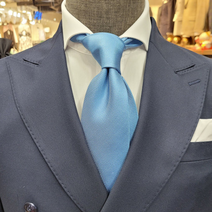 월드 플라워 남자친구 컬러플 솔리드 실크넥타이 명품 남자넥타이