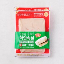 [메가마트]하림 하얀속살 밥싸먹는 슬라이스햄 100g*3봉, 1개